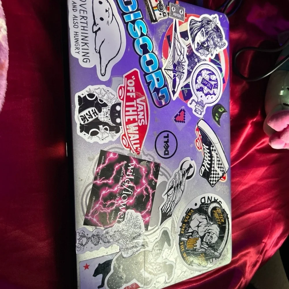 Dell Sticker Decorated Laptop Cover